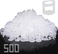 Tile Leveling System, 3mm Leveling Spacer Clips 500Pcs DIY Tiles Leveler Spacers