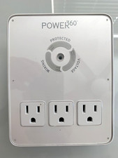 Panamax Power 360 - 6 Outlet Direct Plug-In Surge Protector  Dual Phone Rest