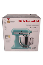 KitchenAid KSM150PSAQ Aqua Sky 5-quart Artisan Tilt-Head Stand Mixer - Bed  Bath & Beyond - 6382486