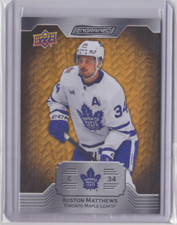 2023-24 UD ENGRAINED BASE CARD /349 AUSTON MATTHEWS #62 TORONTO MAPLE LEAFS