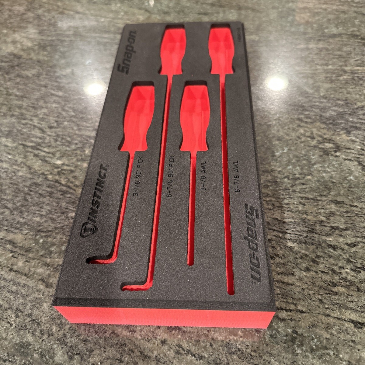 Snap-on fmmr06b foam organizer for 4 pc soft grip 90 degree mini