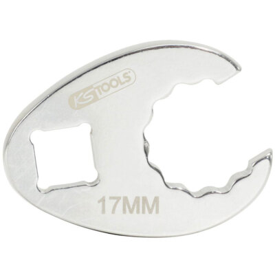 KS Tools 913.3917 3/8'' 12 Point Crawfoot Wrench, 17mm