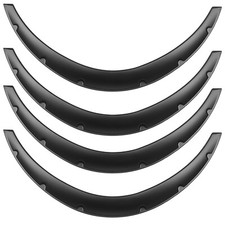 4x Car Body Wheel Fender Flares 3.1" 80mm Flexible Extra Wide Arches Universal