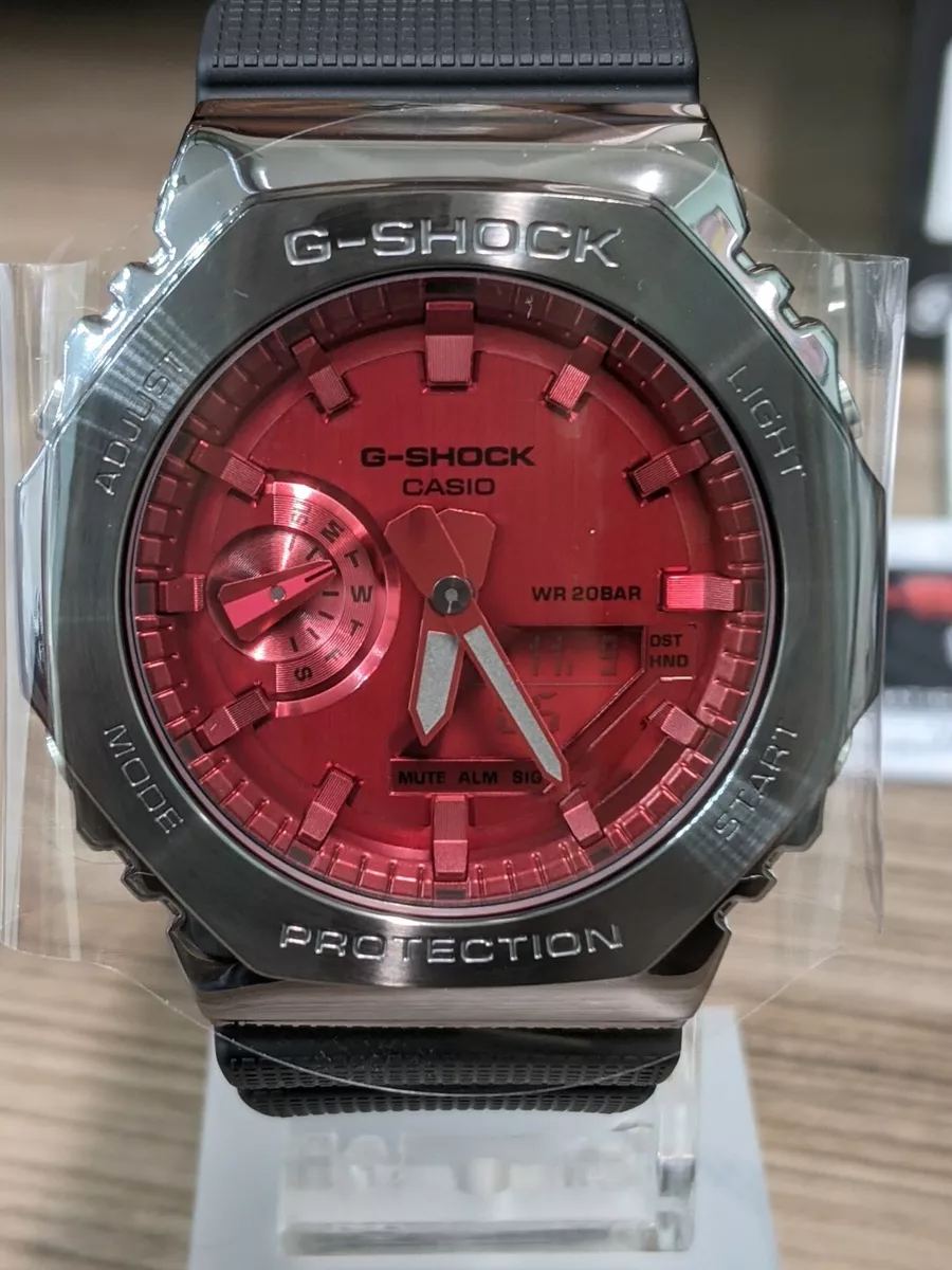 Casio G Shock GM2100B 4A RED CasiOak Watch