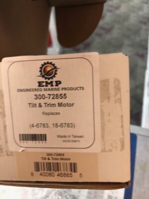 EMP 300-72855 TRIM MOTOR YAMAHA REPLACES 64E-43880-04-00 68V-43880-04-00