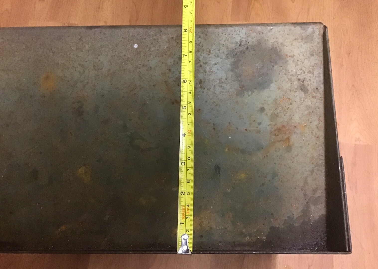 Vintage Metal Filing Tray Green Industrial Office Storage 5 Shelf Tray