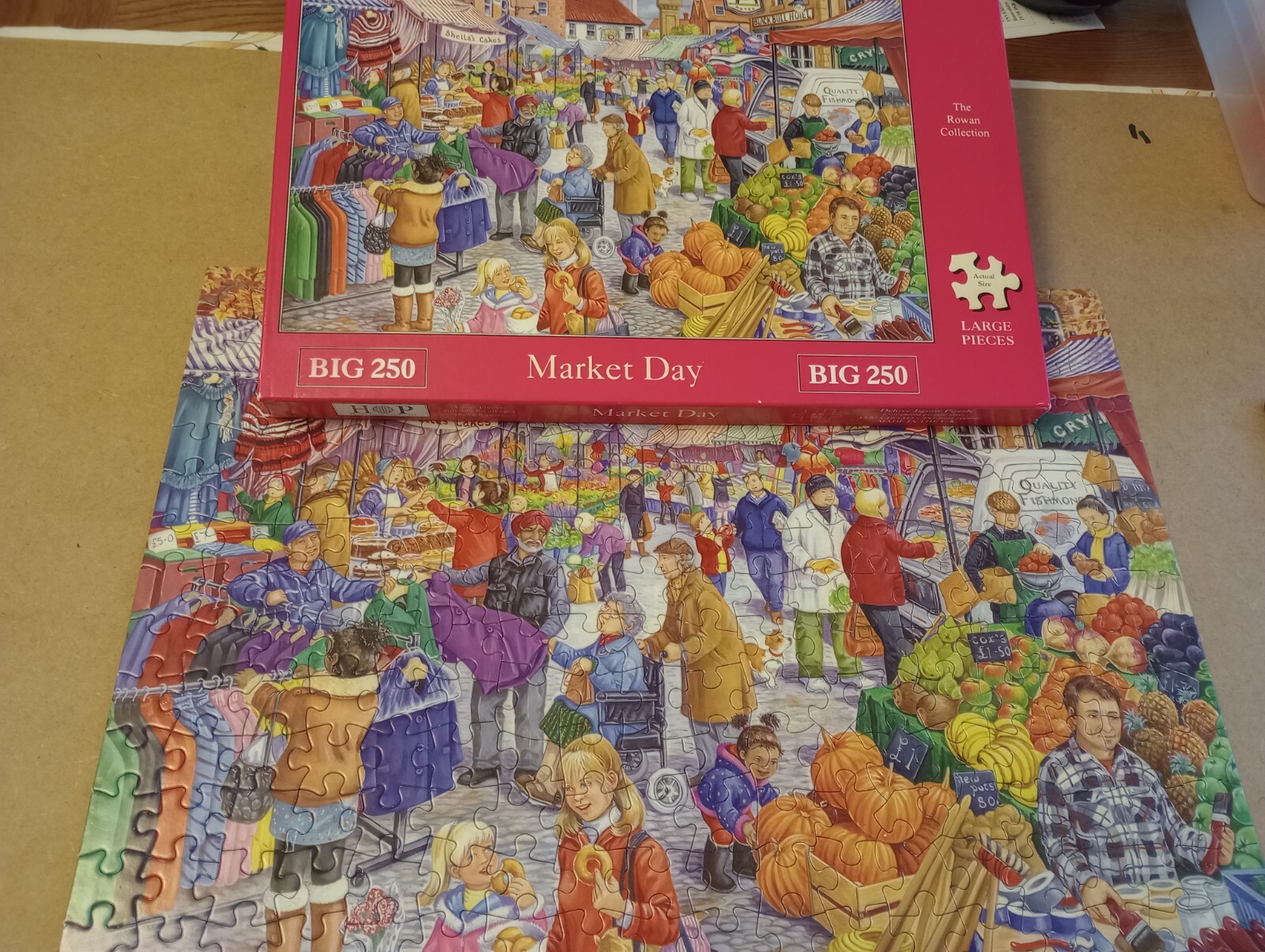 HOP BIG 250 jigsaws. Market Day VG Condition. Complete Lovely to do. eBay