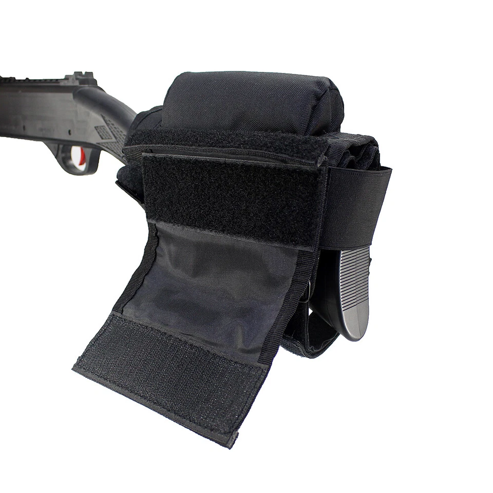 Tactical Rifle Buttstock Cheek Rest Pouch Carrier Case Holder for.300.308 Winmag - Image 3 of 4