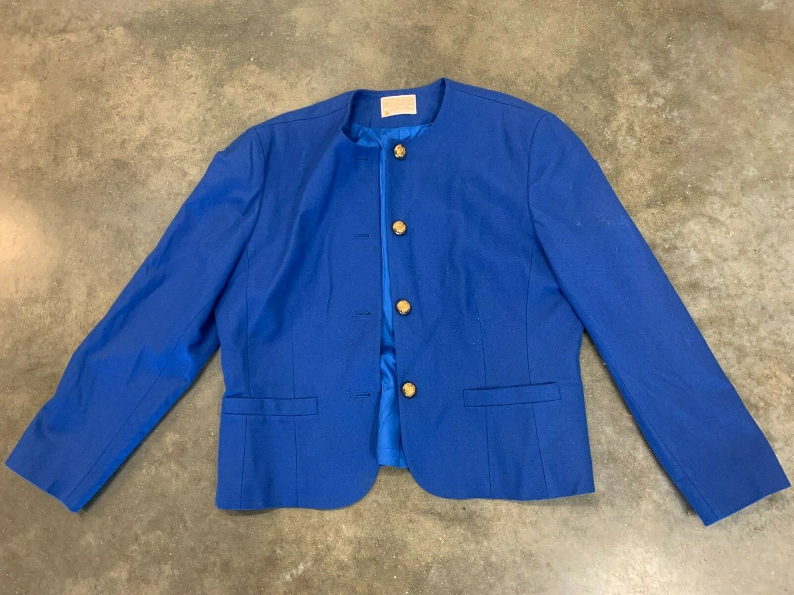 vintage Pendleton Wool blue button Jacket Women's… - image 1
