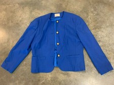 vintage Pendleton Wool blue button Jacket Women's USA Made size 16