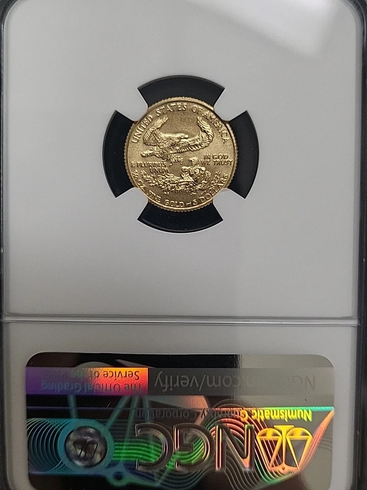 1992 - Juego de 4 monedas de águila de oro NGC MS70 Mercanti/muy bajo pop en Mercanti-belleza Foto 4 de 4