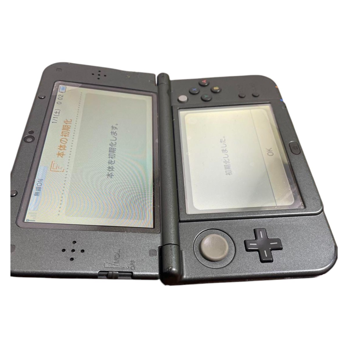 NINTENDO New 3DS LL XL Metalic Black Console Only Japanese