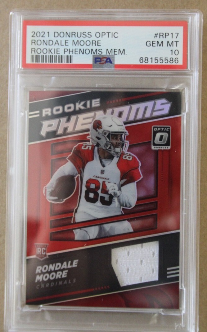 Rondale Moore Panini Donruss Optic Rookie Phenoms Memorabilia #RP17 Base