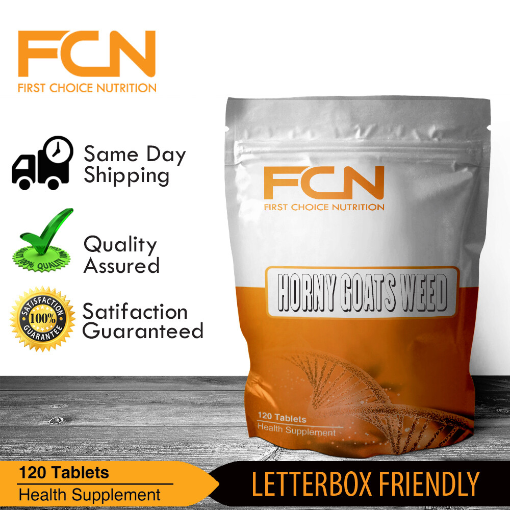 Horny Goat Weed 8000mg x 120 | 2+ Months | Booster | Aphrodisiac |  Libido |