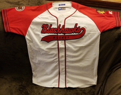 blackhawks baseball jersey