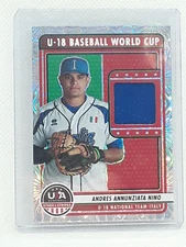 Andres Annunziata Nino 2023 Stars & Stripes Italy U-18 World Cup RELIC Fireworks