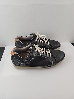 FootJoy Contour Casual Mens 11.5 M Black Leather Spikeless Golf Shoes 54284 Footjoy Contour Casual for sale | eBay main image 4