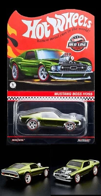 HOT WHEELS RLC LIMITED 1970 MUSTANG BOSS HOSS REAL RIDERS OLIVE - SERIES 2021 - Bild 1 von 4