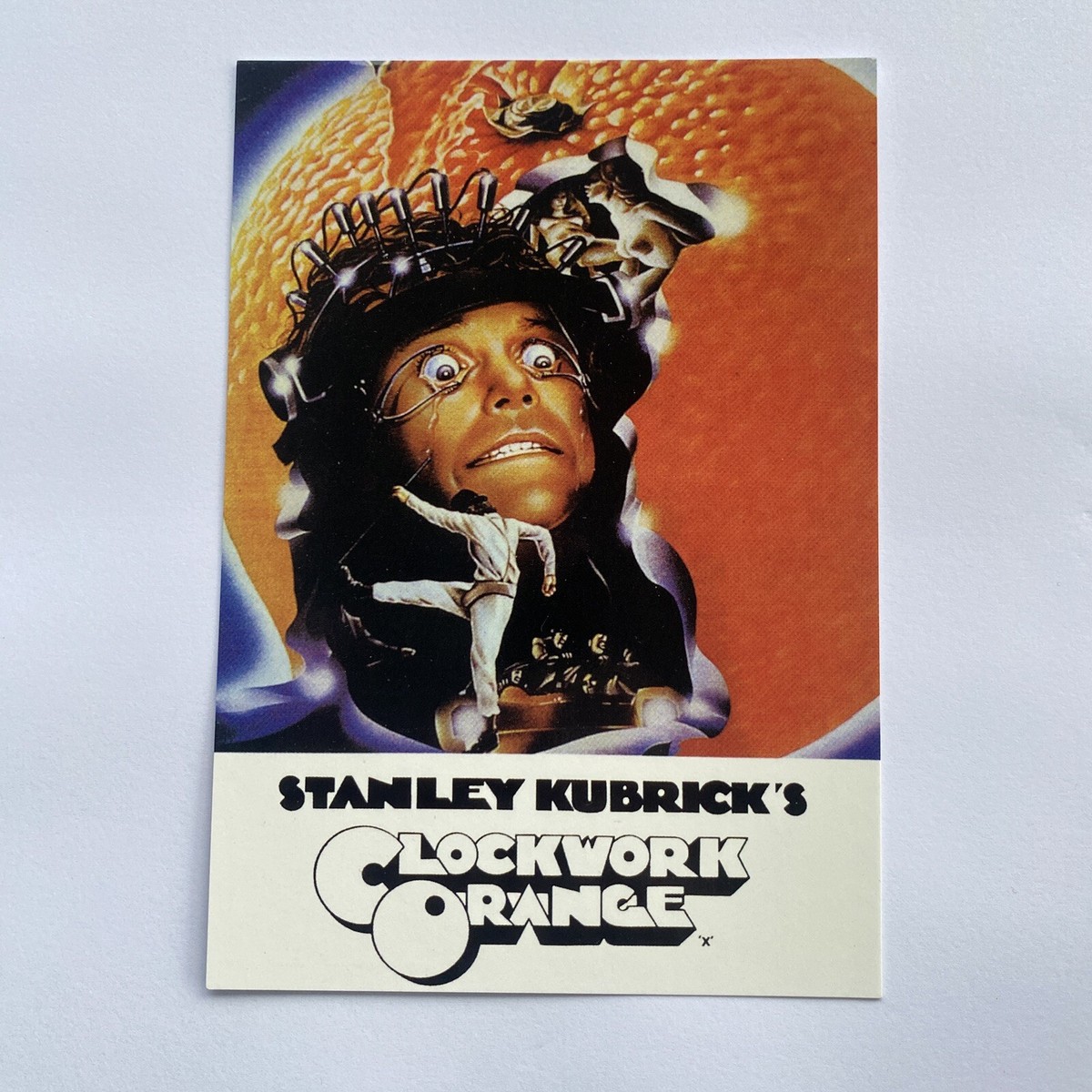 Clockwork Orange Stanley Kubrick Postcard Malcolm McDowell UNP