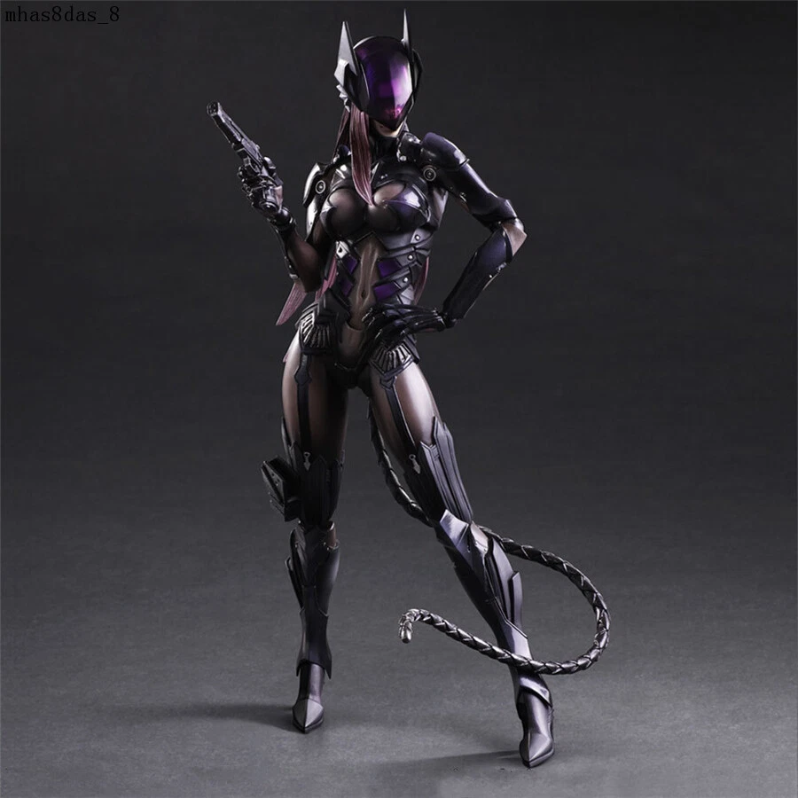 Play Arts The Dark Knight Rises Catwoman Selina Kyle Figura de Acción Modelo Juguete 10" Foto 4 de 4