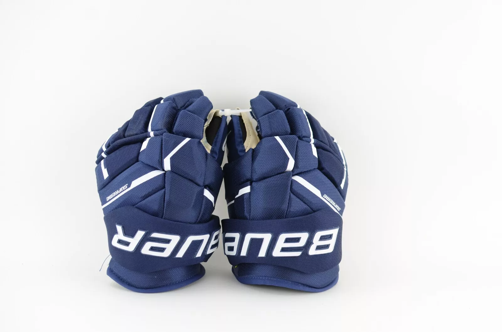 Gants de hockey sur glace Bauer Supreme M5 Pro bleu marine/blanc int taille 13 (0214 9714)