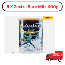 6 X Zextra Sure Milk 400g - For Knee  Back Pain Relief  Bone Strengthening