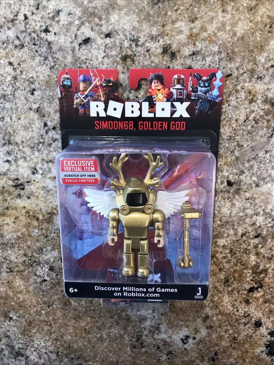  Roblox Simoon68: Golden God 3.5 Inch Figure with