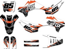 Custom Graphics, full kit fits Kayo TD 125 models Suspect Style sticker kit