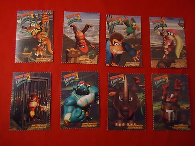 Donkey Kong Country 2 Super Nintendo SNES 8 Trading Cards Diddy