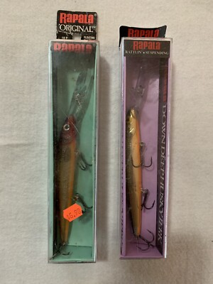 lot of 2, Rapala Original Floating & Down Deep Husky Jerk