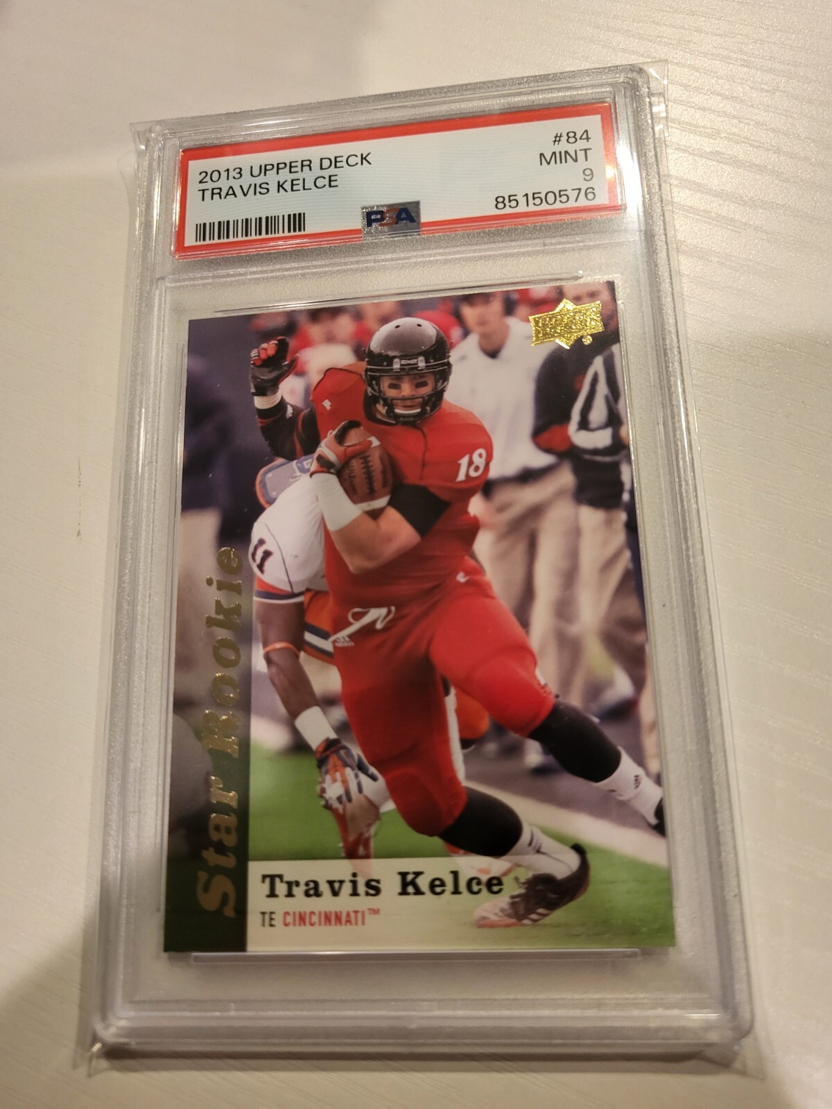 2013 Upper Deck - PSA 9 - Star Rookie #84 Travis Kelce (RC)