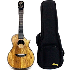 High quality 26'' tenor cutaway all solid mango wood ukulele with Gig Bag