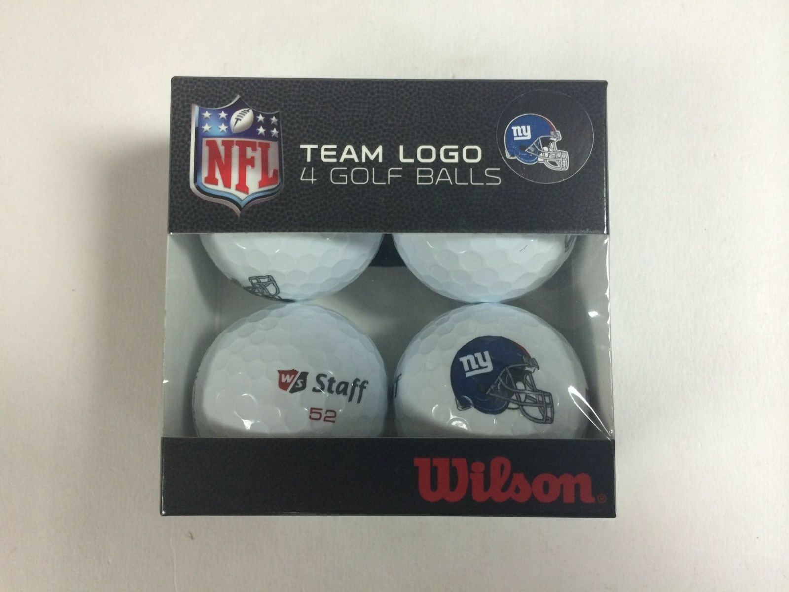 New York Giants 4-Pack Golf Balls, NEW, Wilson Staff 50 Elite