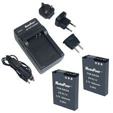 MaximalPower Battery For NIKON EN-EL12 Camera S6000 S8000 S8100 S9100 AW100 3.7V