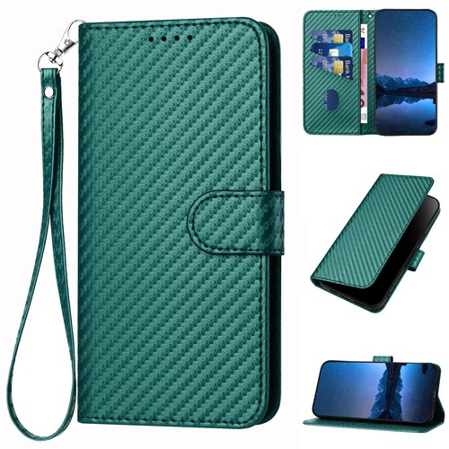 Carbon Fiber Pattern Wallet Phone Case For Oneplus 9 11 13 Pro Nord 4 N10 N200 - Picture 14 of 20