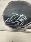 Miles Sanders Philadelphia Eagles Autographed Mini Helmet Beckett Witnessed