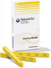 Set of 3 refills of natural air freshener for cars, suitable for BMW models