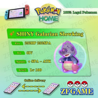  6IV SHINY Galarian Slowking + EVS  POKEMON HOME Champions Online delivery 