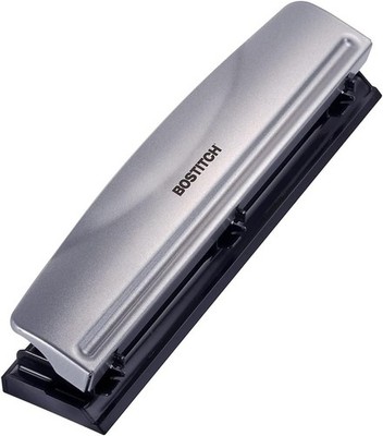 Paper Puncher 3 Three Hole Punch Heavy Duty Metal Large Office Tools Us