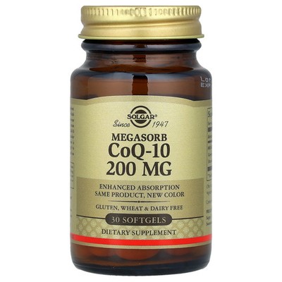 Megasorb CoQ-10 , 200 mg, 30 Softgels