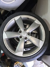 GENUINE AUDI A3 S3 RS3 8P - 18" ROTOR ALLOY WHEELS & TYRES X4 Set