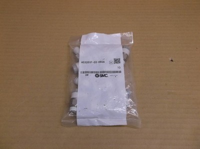 Menge 10) AS3201F-03-08SA SMC Neu IN Karton Durchfluss Kontrolle Mit Passform