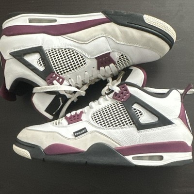 Jordan 4 Retro x PSG Paris Saint-Germain Bordeaux Athletic Sneakers *Used* 