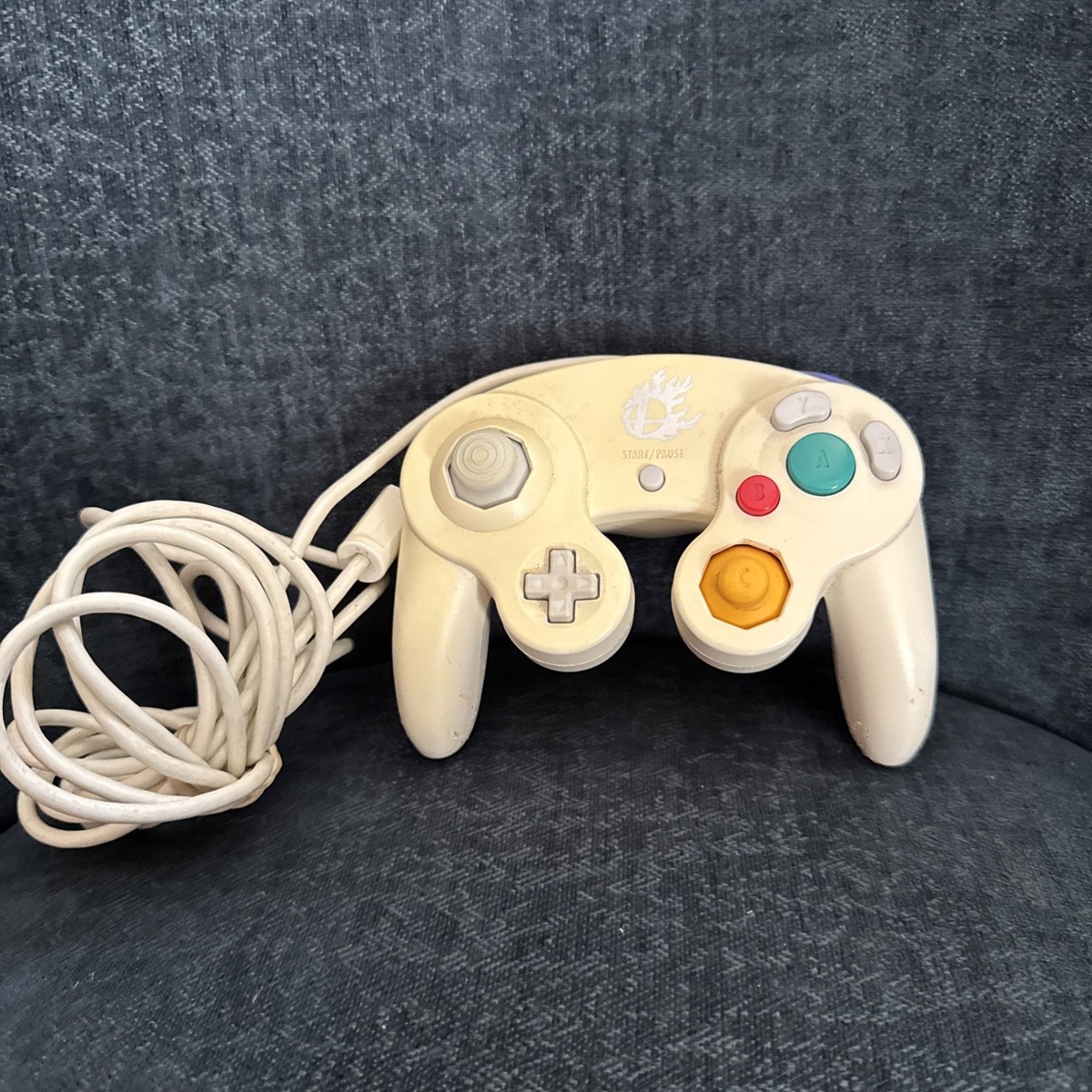 White Smash White Japanese Gamecube Controller White Gamecube