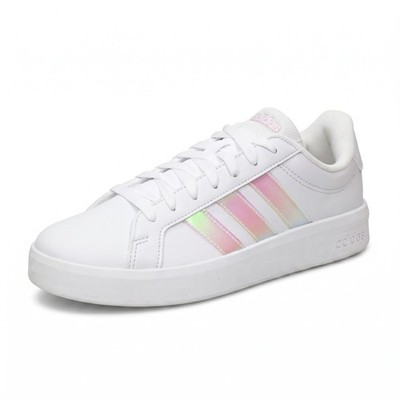 Adidas Grand Court 3.0 J Weiß - Größe 36 2/3 [4 US 22,5cm] Schuhe Mädchen