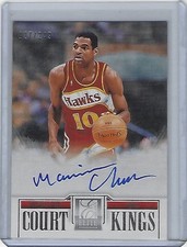 2012-13 Elite Series #7 Maurice Cheeks Court Kings White Canvas #127/249 On-Card