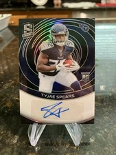 2023 Panini Spectra Rookie Autographs Tyjae Spears #RAU-TSP /99 AU, RC NM-MT