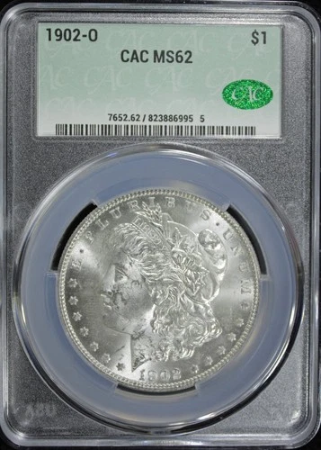 1902-O MORGAN DOLLAR CAC MS62 (2531997)
