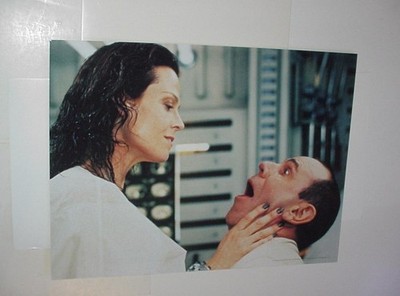 Aliens Poster #23 Dr Wren vs Ripley Clone Alien Resurrection J.E. Freeman x