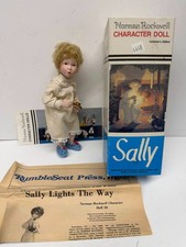Norman Rockwell Rumble Seat Press Sally Lights the Way Doll Christmas Charmer